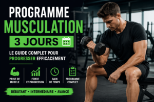 Programme musculation 3 jours par semaine : guide complet pour progresser