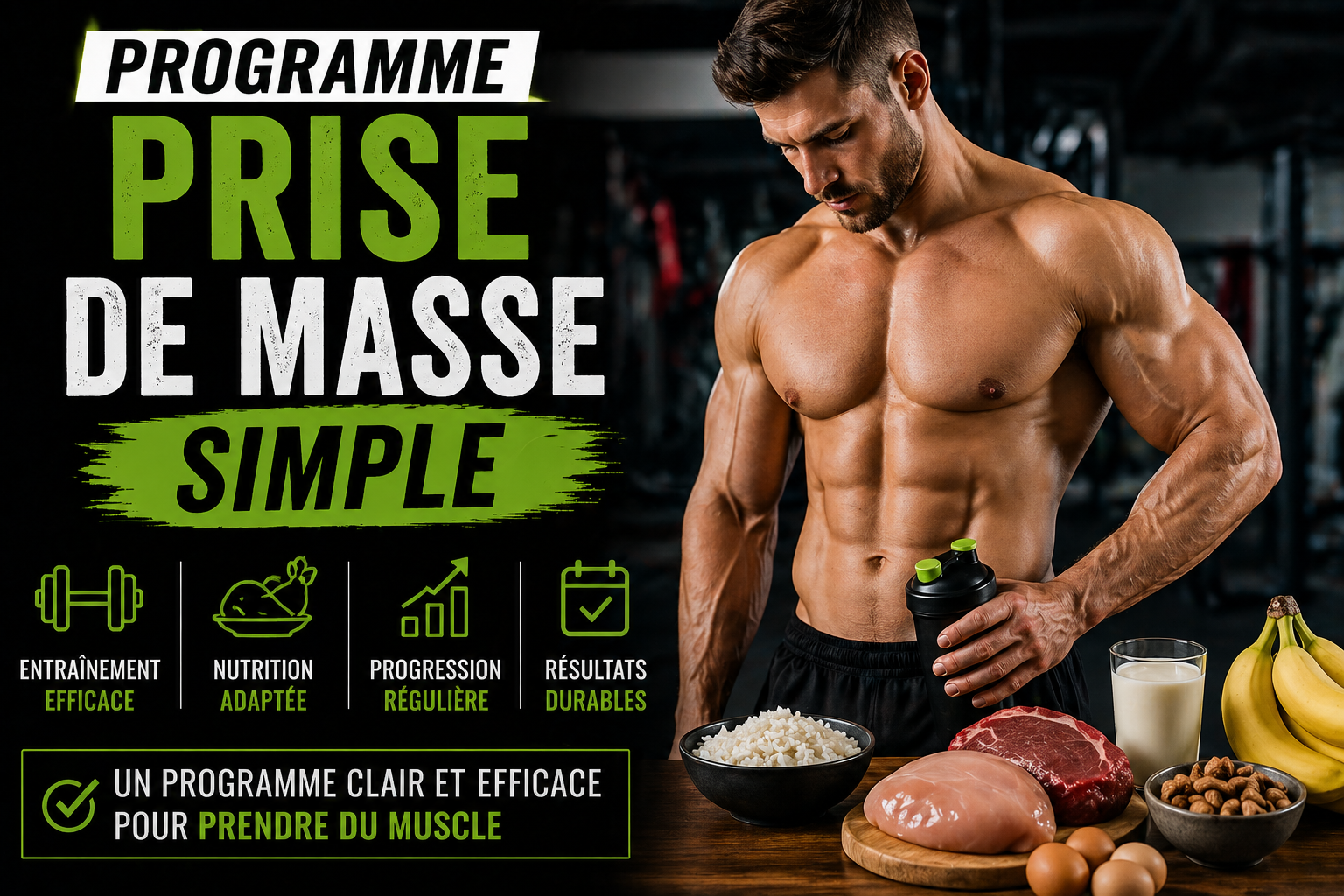 Programme prise de masse simple