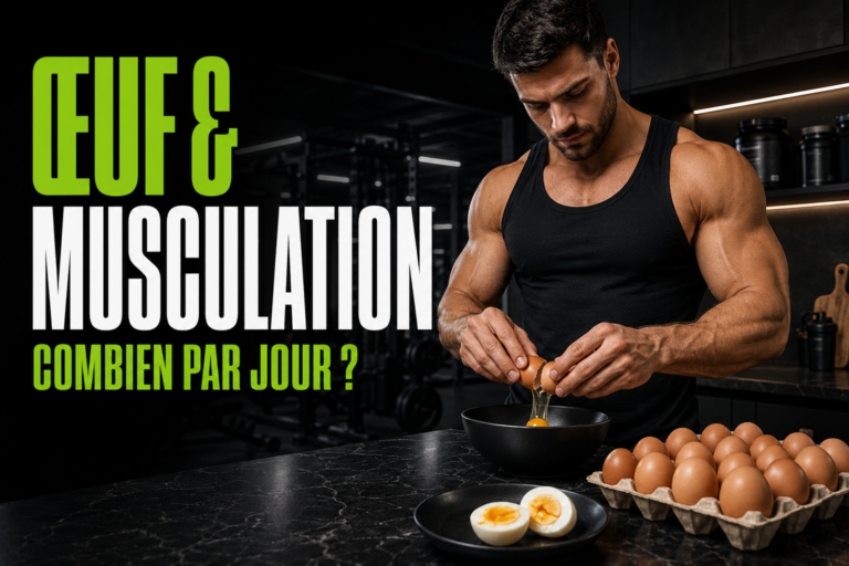 Œufs et musculation : combien en manger par jour pour prendre du muscle