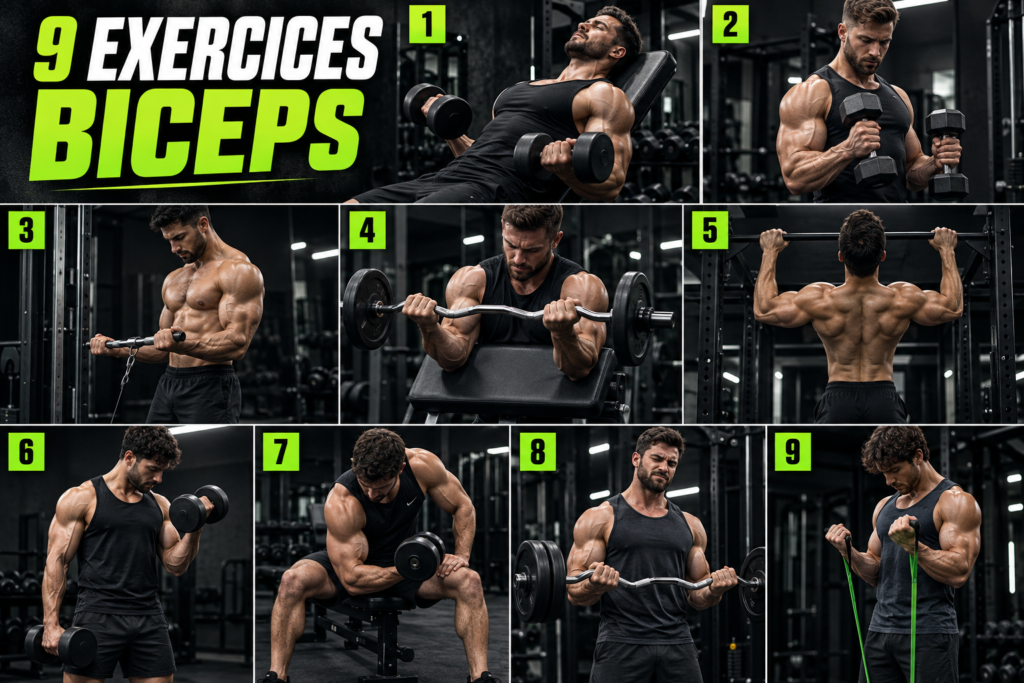 liste des meilleurs exercices pour les biceps